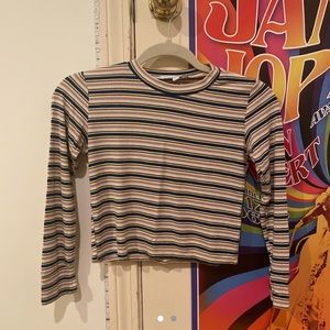 striped & stretchy top from AE!